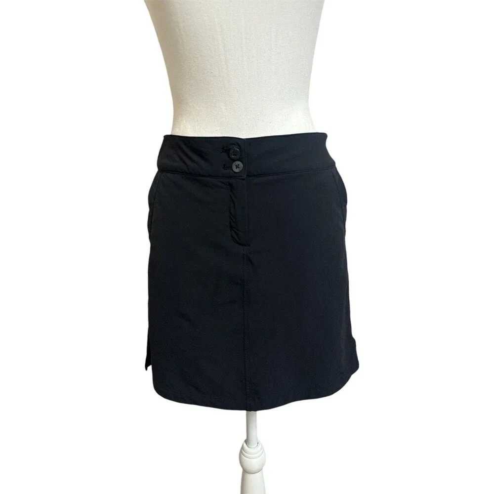 Lole Women's 6 Black Skort Tennis Hiking Pickleball Golf